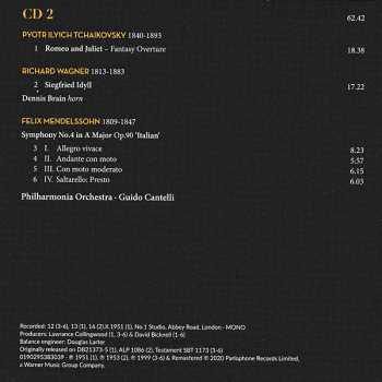 10CD/Set di cofanetti Guido Cantelli: The Complete Warner Recordings