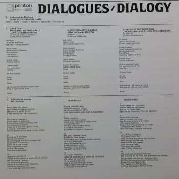 LP Guillaume de Machaut: Dialogues