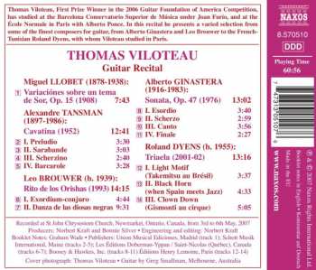 CD Thomas Viloteau: Guitar Recital