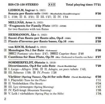 CD Gunilla von Bahr: Gunilla Von Bahr Plays Nordic Solo Flute Music