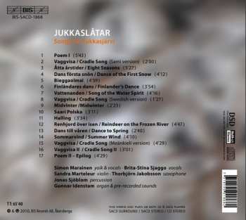 SACD Gunnar Idenstam: Jukkaslåtar - Songs for Jukkasjärvi