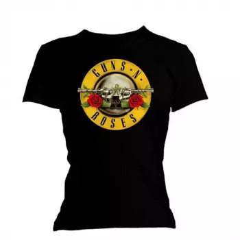 Donne Maglietta Classic Bullet Logo Guns N' Roses 