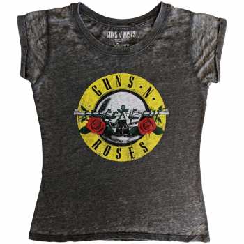 Merce Guns N' Roses: Guns N' Roses Ladies T-shirt: Classic Logo (burnout) (small) S