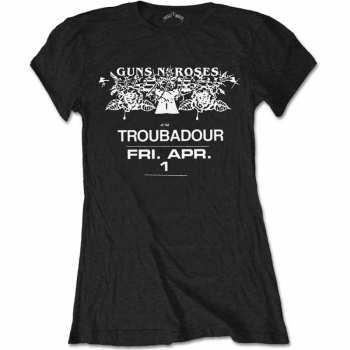 Merch Guns N' Roses: Donne Maglietta Troubadour Flyer 