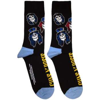 Merce Guns N' Roses: Guns N' Roses Unisex Ankle Socks: Skulls Band (black) (uk Size 4 - 7) 36 - 42
