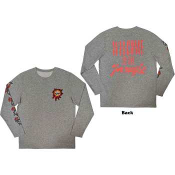 Merce Guns N' Roses: Guns N' Roses Unisex Long Sleeve T-shirt: Splatter Seal (back & Sleeve Print) (small) S