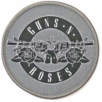 Merch Guns N' Roses: Applicazione White Circle Logo Guns N' Roses