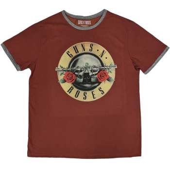 Merch Guns N' Roses: Ringer Maglietta Classic Logo Guns N' Roses
