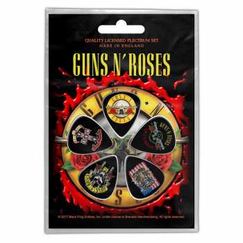 Merch Guns N' Roses: Set di plettri Bullet Logo Guns N' Roses