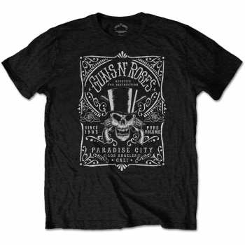 Merch Guns N' Roses: Maglietta Bourbon Label 