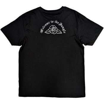 Merce Guns N' Roses: Guns N' Roses Unisex T-shirt: Classic Bullet Mono (back Print) (small) S