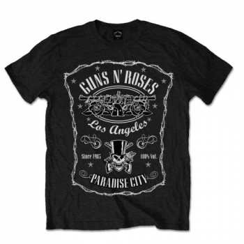 Merch Guns N' Roses: Maglietta Paradise City Label 
