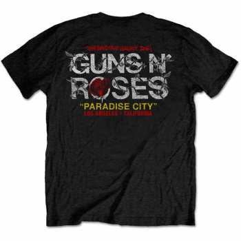 Merce Guns N' Roses: Tričko Rose Circle Paradise City  S