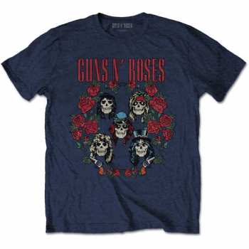 Merce Guns N' Roses: Tričko Skulls Wreath  S