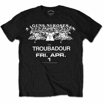 Merch Guns N' Roses: Maglietta Troubadour Flyer 