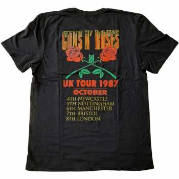 Merce Guns N' Roses: Tričko Uk Tour '87  S