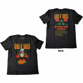 Merce Guns N' Roses: Tričko Uk Tour '87  S