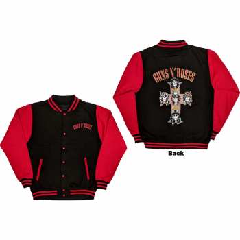 Merce Guns N' Roses: Guns N' Roses Unisex Varsity Jacket: Appetite For Destruction (back Print) (small) S
