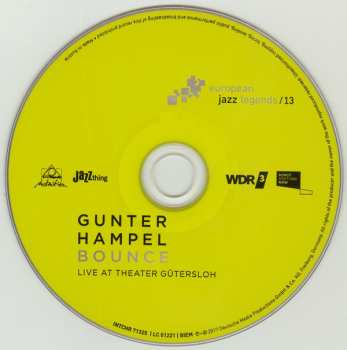 CD Gunter Hampel: Bounce (Live At Theater Gütersloh)
