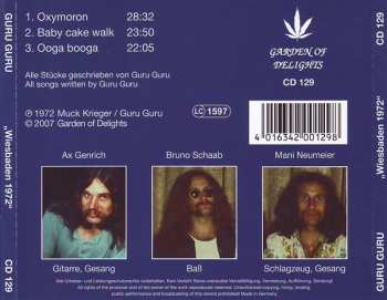 CD Guru Guru: Wiesbaden 1972
