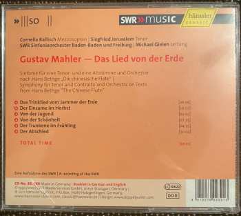 CD Gustav Mahler: Das Lied Von Der Erde