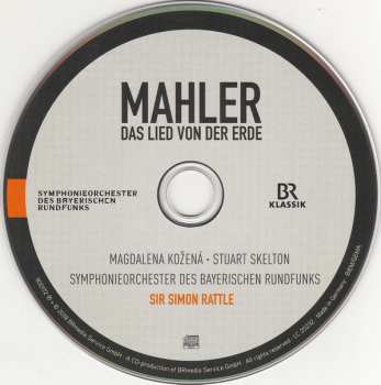 CD Gustav Mahler: Das Lied Von Der Erde