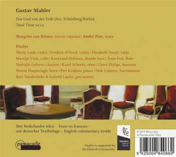 CD Gustav Mahler: Das Lied Von Der Erde 