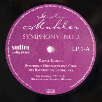 2LP Gustav Mahler: Symphony No.2