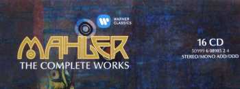 16CD/Set di cofanetti Gustav Mahler: The Complete Works