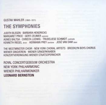 11CD/Set di cofanetti Leonard Bernstein: The Symphonies