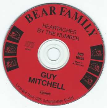 CD Guy Mitchell: Heartaches By The Number