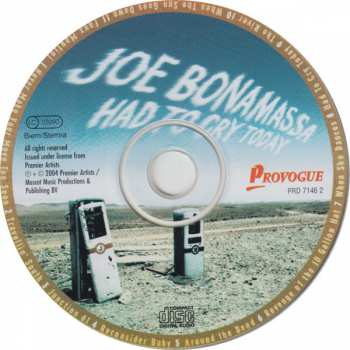 CD Joe Bonamassa: Had To Cry Today