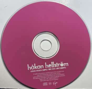 CD Håkan Hellström: Känn Ingen Sorg För Mig Göteborg