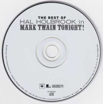 CD Hal Holbrook: The Best Of Hal Holbrook In Mark Twain Tonight!