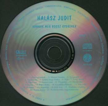 CD Halász Judit: Vannak Még Rossz Gyerekek