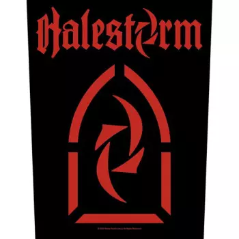 Applicazione sulla schiena Logo Halestorm