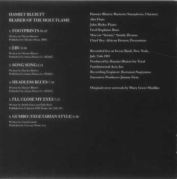 CD Hamiet Bluiett: Bearer Of The Holy Flame