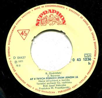 SP Hana A Petr Ulrychovi: Ať V Tvých Písních Zním Jenom Já / Mámy Nejdou