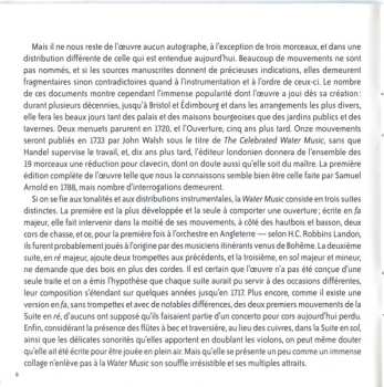 CD Georg Friedrich Händel: Water Music