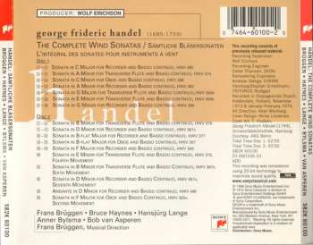 2CD Georg Friedrich Händel: The Complete Wind Sonatas