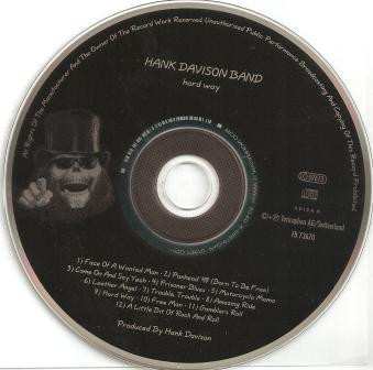 CD Hank Davison Band: Hard Way