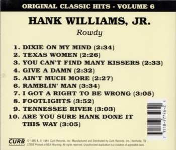 CD Hank Williams Jr.: Rowdy