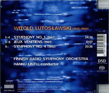 SACD Witold Lutoslawski: Symphonies Nos. 1 & 4 Jeux Vénitiens