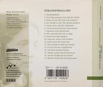 CD Hans-Eckardt Wenzel: Strassenballade DIGI