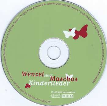 CD Hans-Eckardt Wenzel: Wenzel Singt Maschas Kinderlieder