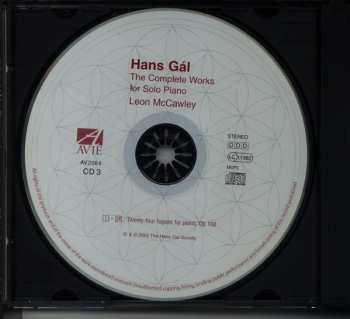 CD Hans Gal: The Complete Works For Solo Piano