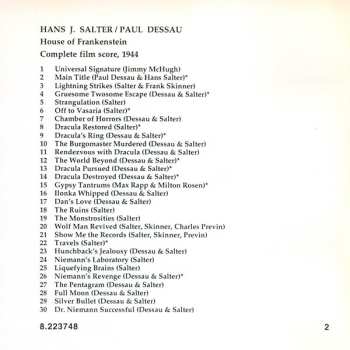 CD William Stromberg: House of Frankenstein (Complete Film Score, 1944)