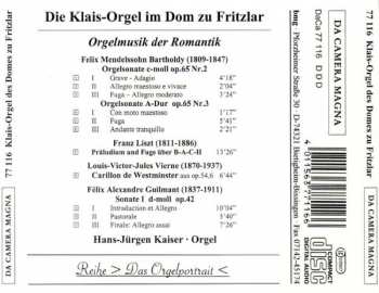 CD Hans-Jürgen Kaiser: Orgelmusik Der Romantik (Die Klais-Orgel Des Domes Zu Fritzlar)