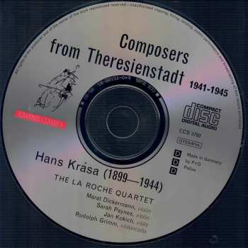 CD Hans Krása: Composers From Theresienstadt 1941-1945