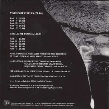 6CD/Set di cofanetti Hans Lundin: The Solo Years 1982 - 1989 LTD